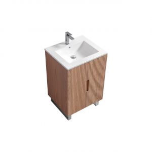 24'' Fiore Free Standing Modern Bathroom Vanity - Oakwood