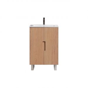24'' Fiore Free Standing Modern Bathroom Vanity - Oakwood