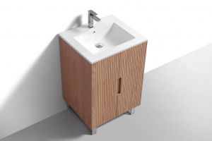 24'' Fiore Free Standing Modern Bathroom Vanity - Oakwood