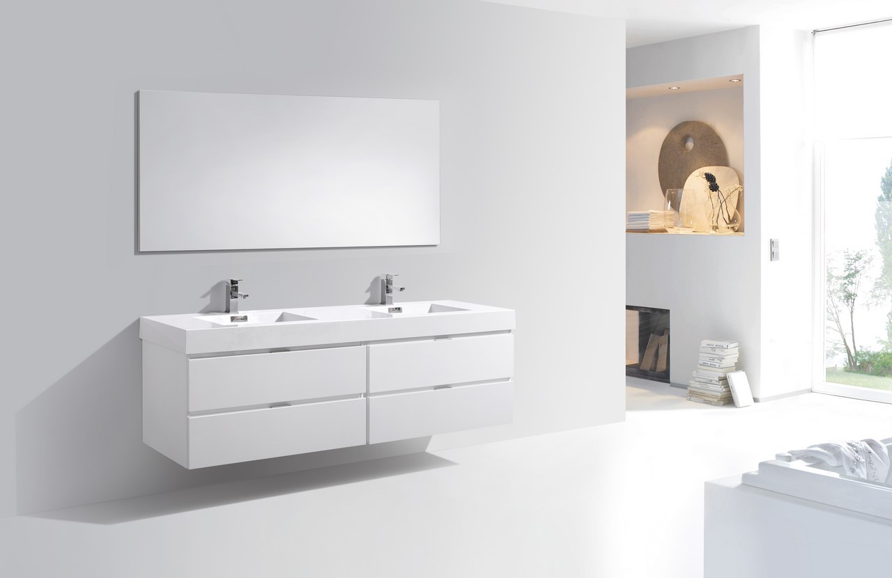 White European Bathroom Vanity