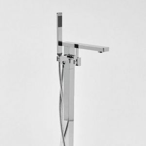 Aqua Squadra Floor Mounted Soaker Tub Faucet - Chrome