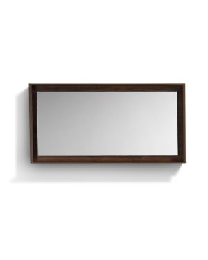 60″ Wide Mirror w/ Shelf – Rosewood