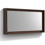 60" Wide Mirror w/ Shelf - Rosewood