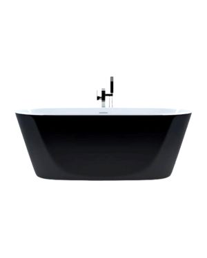 Kube OVALE 67″ Free Standing Bathtub – Black