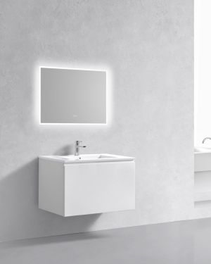 KubeBath 32″ Balli Modern Bathroom Vanity in High Gloss White Finish