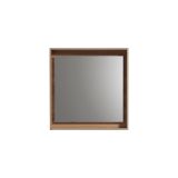 PRODUCT DESCRIPTION  This Mirror features a wood trim all around and a bottom shelf. It is a perfect match for our Vanities.  Included in the price:  23.6" Wide Mirror w/ Shelf - Honey Oak
Installation Hardware
1 Year Manufacturer Warranty  Mirror Base Color/Finish:  Honey Oak  Dimensions:  Download Specs – Click Here  * All specifications are subject to change without prior notice.