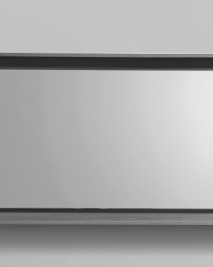 60″ Wide Mirror w/ Shelf – Vulcan Ash Grey