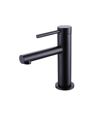 Aqua Legga Single Lever Bathroom Vanity Faucet – Matte Black