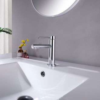 Aqua Legga Single Lever Bathroom Vanity Faucet - Chrome