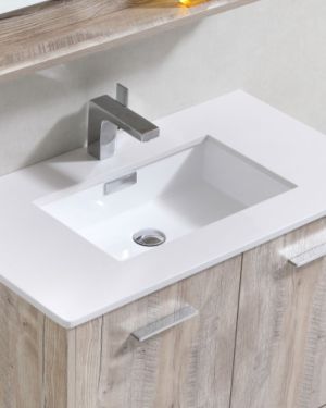 Kube 20.5″ White Undermount Reinforced Acrylic Sink