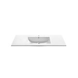 48''x 20.66'' Reinforced Acrylic Composite Sink with Overflow - Single Sink