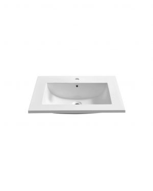 32”x 20.66” Reinforced Acrylic Composite Sink with Overflow