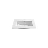 24''x 20.66'' Reinforced Acrylic Composite Sink with Overflow
