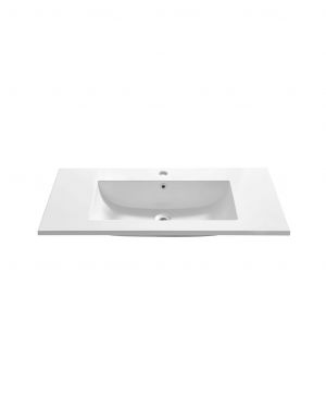 36”x 20.66” Reinforced Acrylic Composite Sink with Overflow