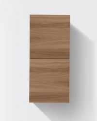 Bathroom Honey Oak Linen Side Cabinet w/ 2 Storage Areas