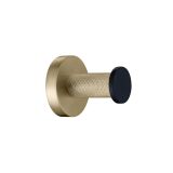 Aqua RONDO Single Robe Hook - Gold & Black