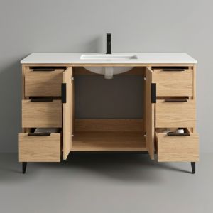 DIVANI 48'' OAKWOOD VANITY W/ QUARTZ COUNTER TOP