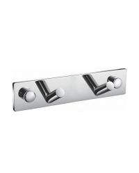 Aqua Chiaro Robe Hook W/ 2 Hooks – Chrome