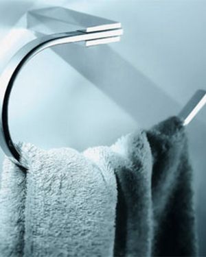 Aqua FINO Towel Ring – Chrome