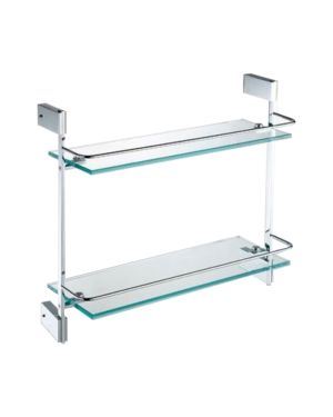 Aqua FINO Double Glass Shelve – Chrome