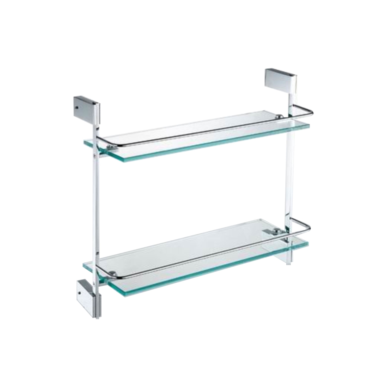 Aqua FINO Double Glass Shelve – Chrome