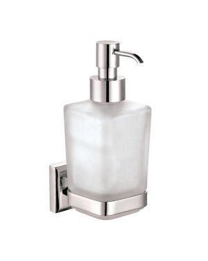 Aqua NUON Wall Mount Frosted Glass Soap Dispenser – Chrome