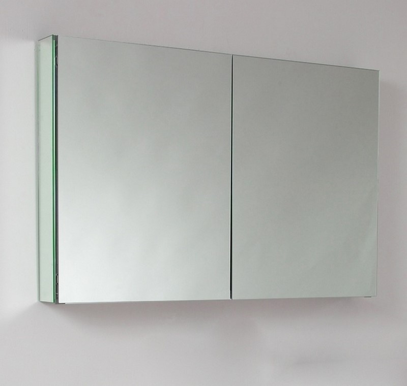 40″ Wide Mirrored Bathroom Medicine Cabinet