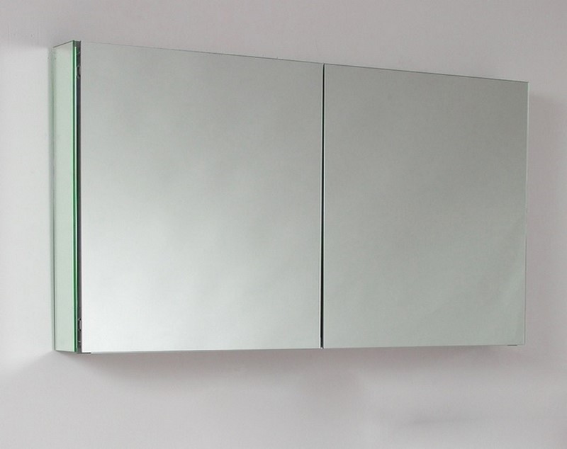 48″ Wide Mirrored Bathroom Medicine Cabinet