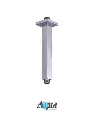 Aqua Piazza Shower Set w/ 12″ Ceiling Mount Square Rain Shower and Handheld