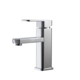 Aqua Soho Single Lever Wide Spread Bathroom Vanity Faucet - Chrome