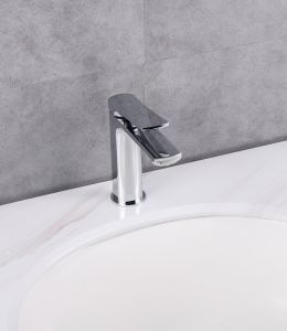 Aqua Balli Single Lever Bathroom Vanity Faucet - Chrome