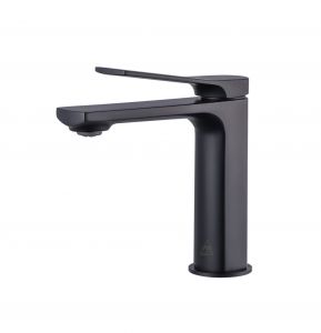 Aqua Balli Single Lever Bathroom Vanity Faucet - Matte Black