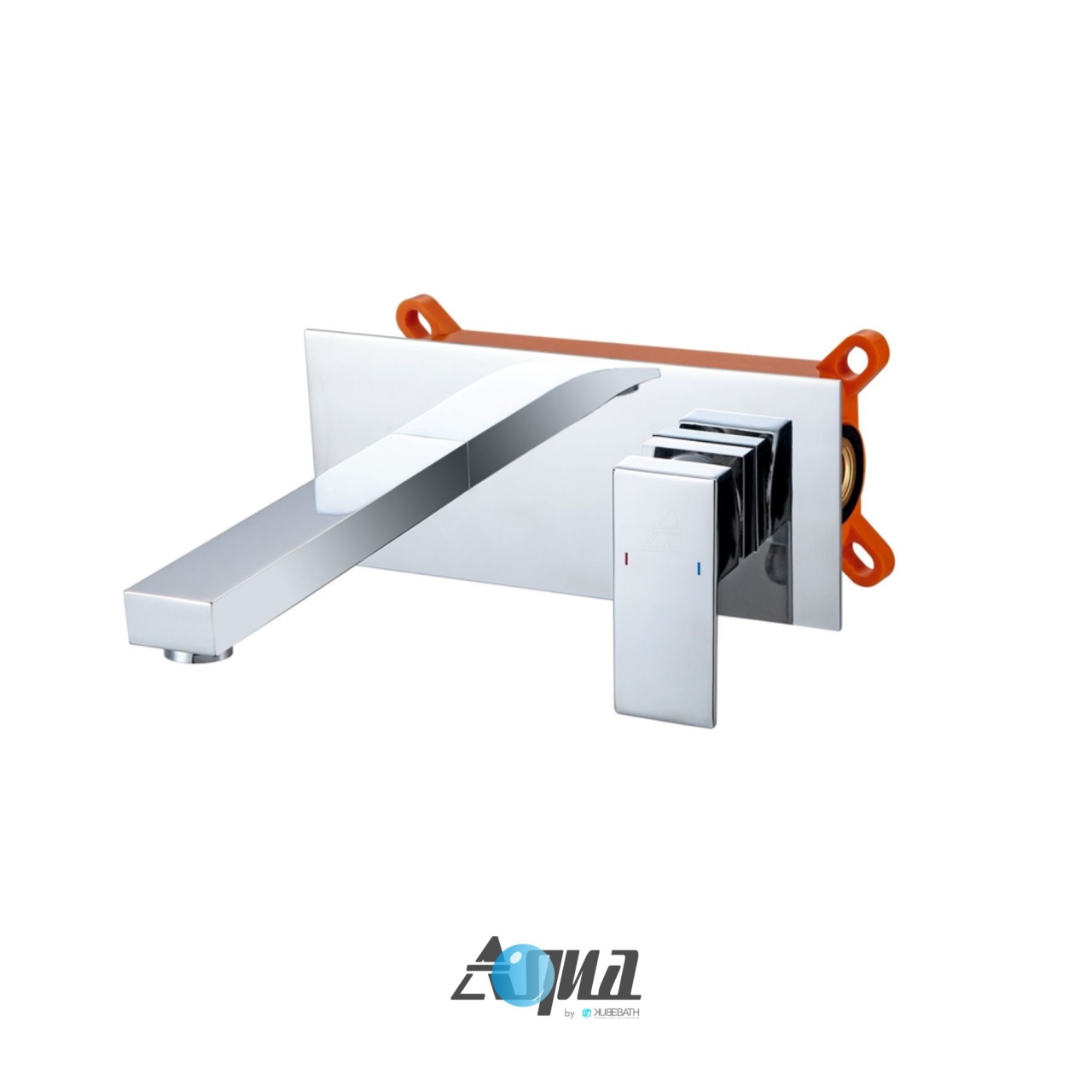 Aqua Squadra By KubeBath Single Lever Wall Mount Faucet – Chrome