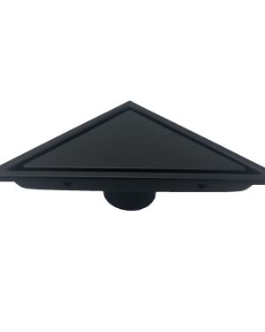 Kube 6.5″ Triangle Stainless Steel Tile Grate – Matte Black
