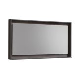 48" Wide Mirror w/ Shelf - Gray Oak