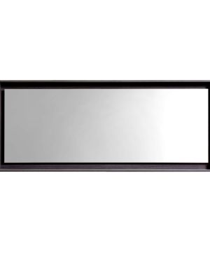 60″ Wide Mirror w/ Shelf – High Gloss Gray Oak