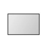 Kube 34" Stainless Steel Framed Mirror - Matte Black