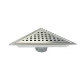 Kube 6.5" Triangle Stainless Steel Pixel Grate - Chrome
