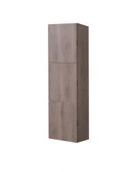 Bathroom Butternut Linen Side Cabinet w/ 3 Storage Areas